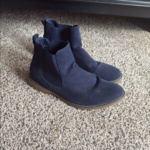 Men's Navy Chelsea Boots
